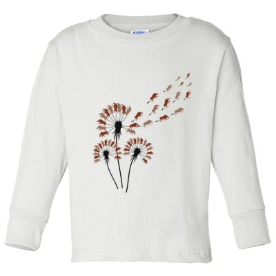 Dandelion Warthogs For Warthog Lover Warthog Toddler Long Sleeve Shirt