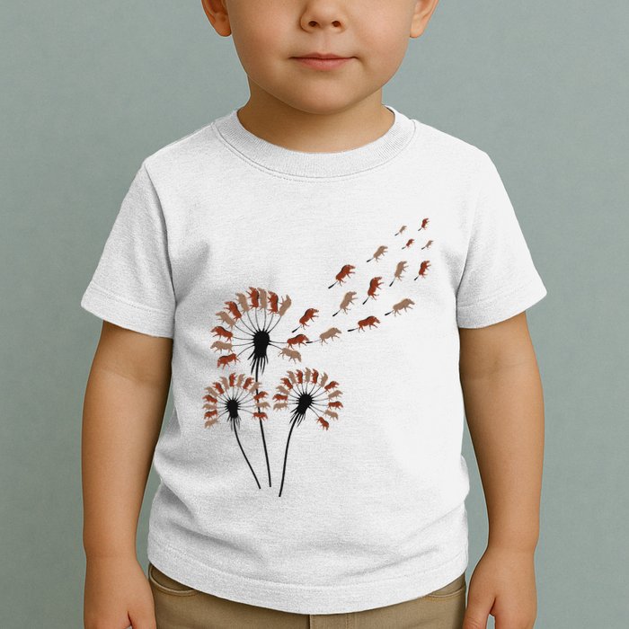 Dandelion Warthogs For Warthog Lover Warthog Toddler T-Shirt