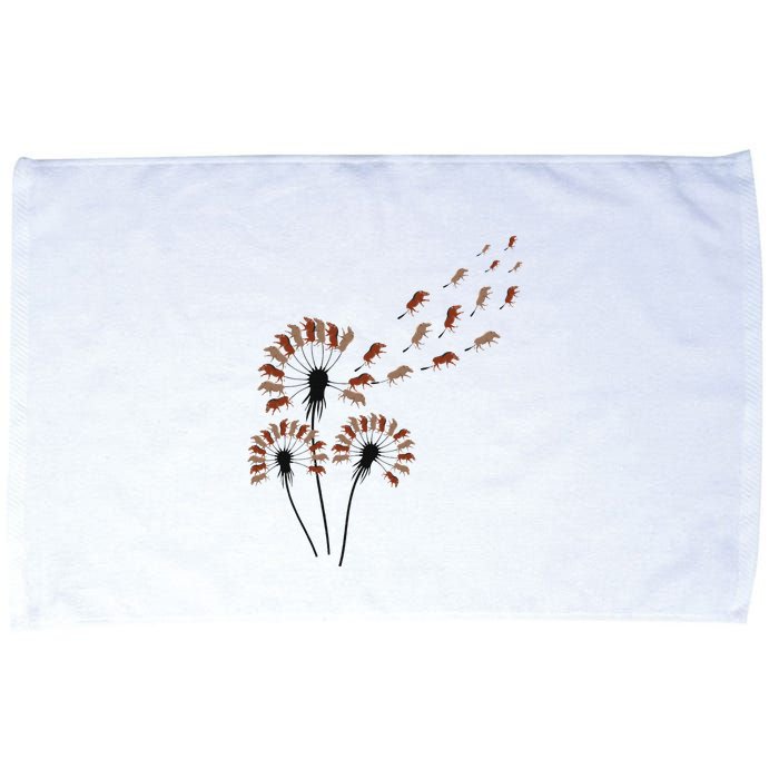 Dandelion Warthogs For Warthog Lover Warthog Microfiber Hand Towel