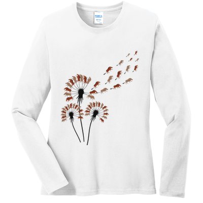Dandelion Warthogs For Warthog Lover Warthog Ladies Long Sleeve Shirt