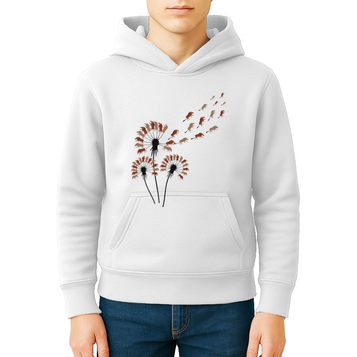 Dandelion Warthogs For Warthog Lover Warthog Kids Hoodie