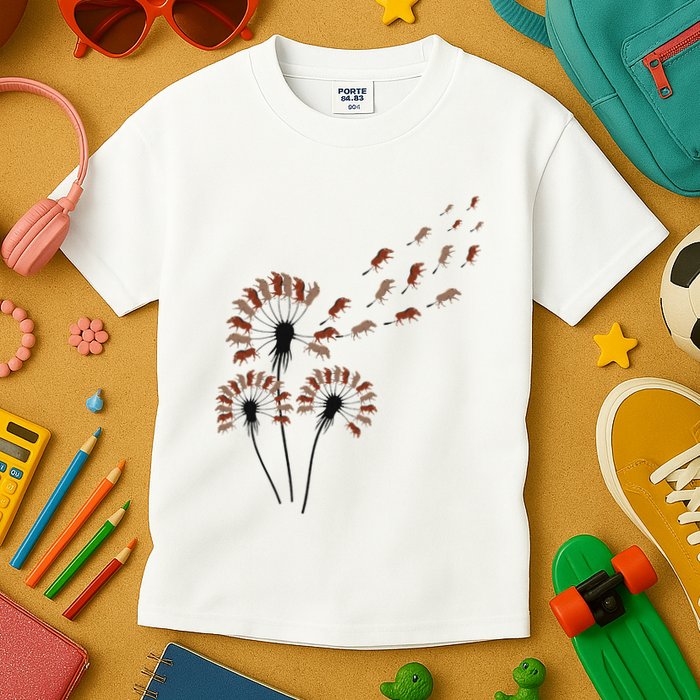 Dandelion Warthogs For Warthog Lover Warthog Kids T-Shirt
