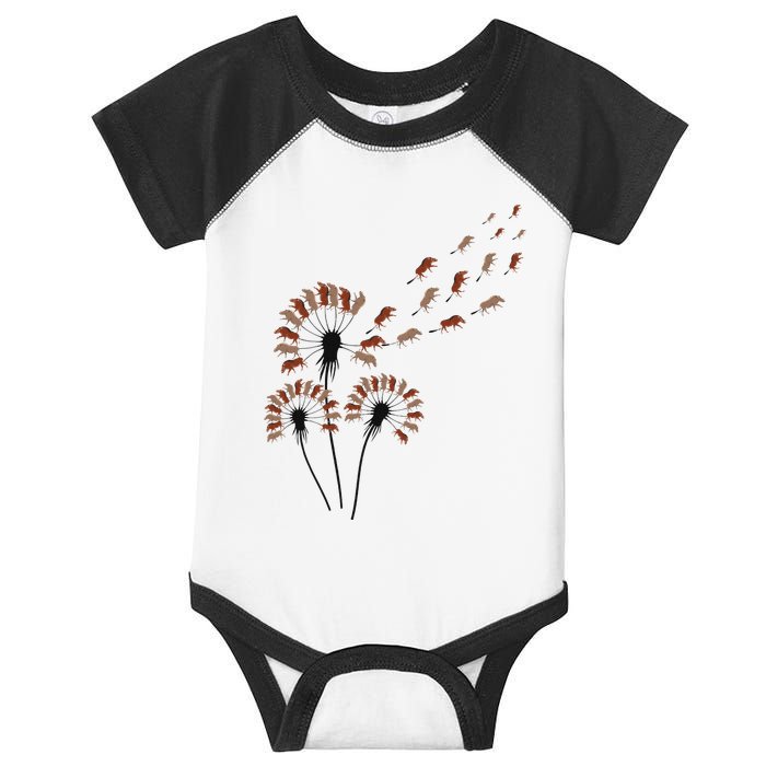 Dandelion Warthogs For Warthog Lover Warthog Infant Baby Jersey Bodysuit