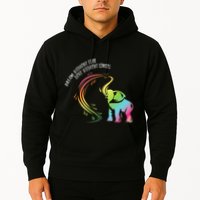 Dream Without Fear Love Without Limits Colorful Elephant Hoodie
