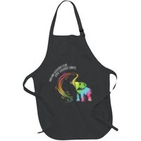Dream Without Fear Love Without Limits Colorful Elephant Apron