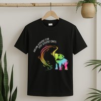 Dream Without Fear Love Without Limits Colorful Elephant T-Shirt