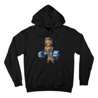 Dachshund Weightlifting Funny Gift For Deadlift Men Fitness Gym Gifts Tall Hoodie