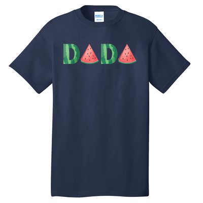 Dada Watermelon Funny Summer Fruit Gift - Great Father's Day Tall T-Shirt