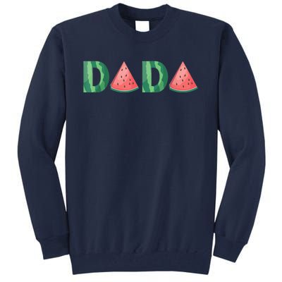 Dada Watermelon Funny Summer Fruit Gift - Great Father's Day Tall Sweatshirt