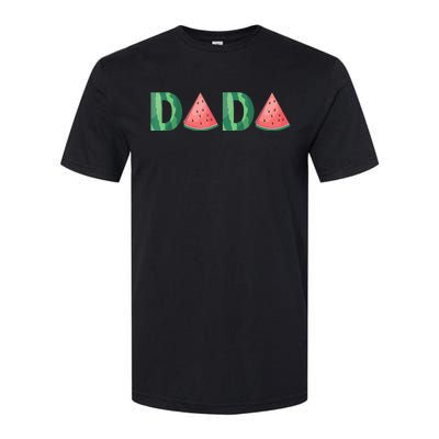 Dada Watermelon Funny Summer Fruit Gift - Great Father's Day Softstyle CVC T-Shirt