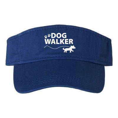 Dog Walker Gift Valucap Bio-Washed Visor