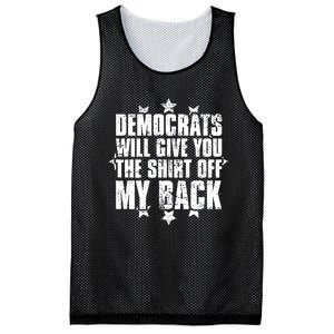 Democrats Will Give You The Off My Back Mesh Reversible Basketball Jersey Tank