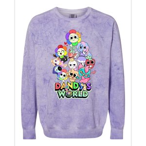 Dandy World Gifts For Thanksgiving Birthday Christmas Colorblast Crewneck Sweatshirt