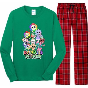 Dandy World Gifts For Thanksgiving Birthday Christmas Long Sleeve Pajama Set