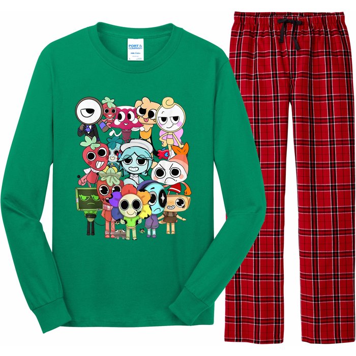 Dandy World Gifts For Thanksgiving Birthday Christmas Long Sleeve Pajama Set