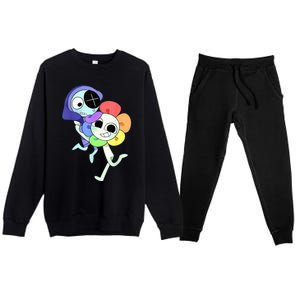 Dandy World Gifts For Thanksgiving Birthday Christmas Premium Crewneck Sweatsuit Set