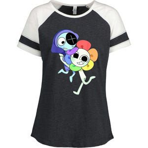 Dandy World Gifts For Thanksgiving Birthday Christmas Enza Ladies Jersey Colorblock Tee