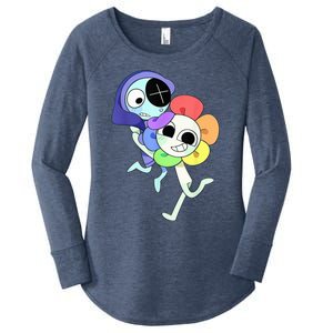 Dandy World Gifts For Thanksgiving Birthday Christmas Women's Perfect Tri Tunic Long Sleeve Shirt