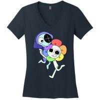 Dandy World Gifts For Thanksgiving Birthday Christmas Women's V-Neck T-Shirt