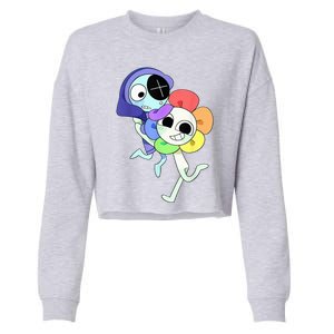 Dandy World Gifts For Thanksgiving Birthday Christmas Cropped Pullover Crew