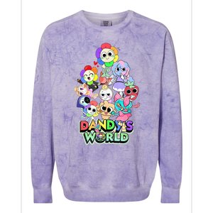 Dandy World Gifts For Thanksgiving Birthday Christmas Colorblast Crewneck Sweatshirt