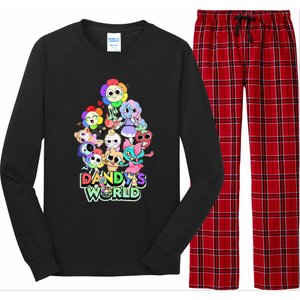 Dandy World Gifts For Thanksgiving Birthday Christmas Long Sleeve Pajama Set