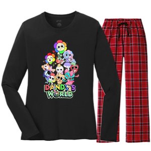 Dandy World Gifts For Thanksgiving Birthday Christmas Women's Long Sleeve Flannel Pajama Set 