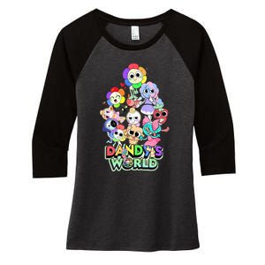 Dandy World Gifts For Thanksgiving Birthday Christmas Women's Tri-Blend 3/4-Sleeve Raglan Shirt