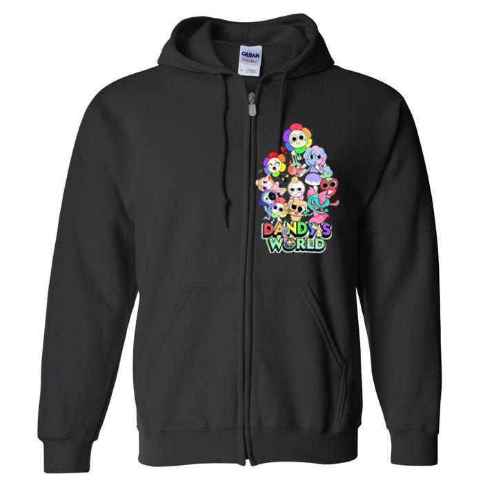 Dandy World Gifts For Thanksgiving Birthday Christmas Full Zip Hoodie