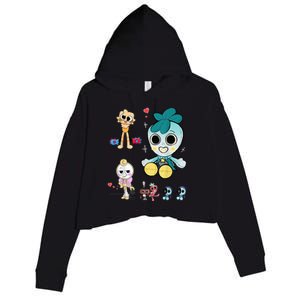 Dandy World Gifts For Thanksgiving Birthday Christmas Crop Fleece Hoodie