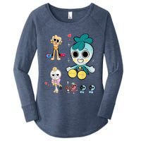 Dandy World Gifts For Thanksgiving Birthday Christmas Women's Perfect Tri Tunic Long Sleeve Shirt