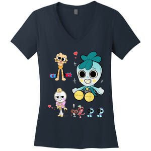 Dandy World Gifts For Thanksgiving Birthday Christmas Women's V-Neck T-Shirt