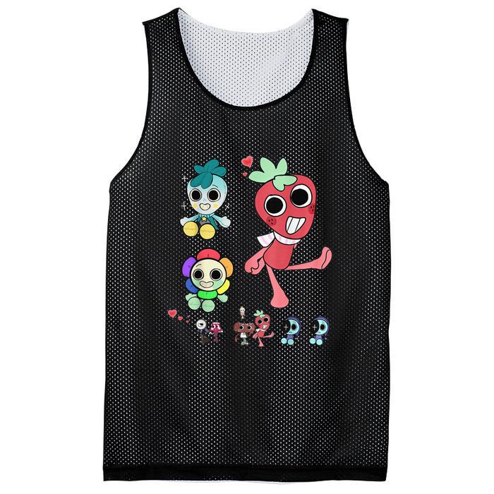 Dandy World Gifts For Thanksgiving Birthday Christmas Mesh Reversible Basketball Jersey Tank