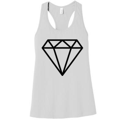 Diamond White Graphic Cool White Women's Racerback Tank