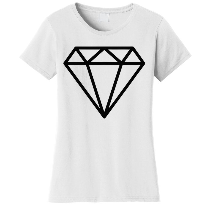 Diamond White Graphic Cool White Women's T-Shirt