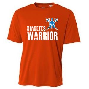 Diabetes Warrior Gift Support Awareness Fighter Gift Cooling Performance Crew T-Shirt