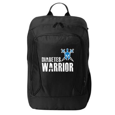 Diabetes Warrior Gift Support Awareness Fighter Gift City Backpack