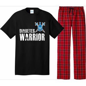 Diabetes Warrior Gift Support Awareness Fighter Gift Pajama Set