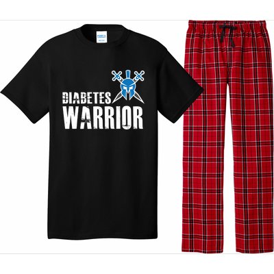 Diabetes Warrior Gift Support Awareness Fighter Gift Pajama Set