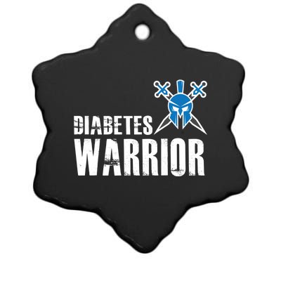 Diabetes Warrior Gift Support Awareness Fighter Gift Ceramic Star Ornament