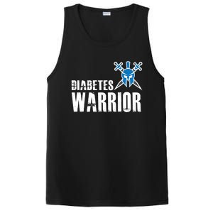 Diabetes Warrior Gift Support Awareness Fighter Gift PosiCharge Competitor Tank