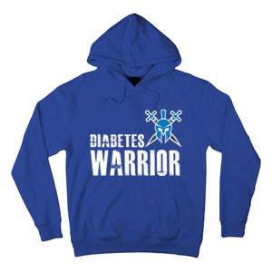 Diabetes Warrior Gift Support Awareness Fighter Gift Hoodie