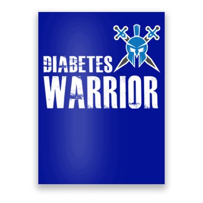 Diabetes Warrior Gift Support Awareness Fighter Gift Poster