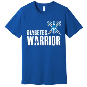 Diabetes Warrior Gift Support Awareness Fighter Gift Premium T-Shirt