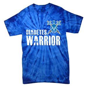 Diabetes Warrior Gift Support Awareness Fighter Gift Tie-Dye T-Shirt