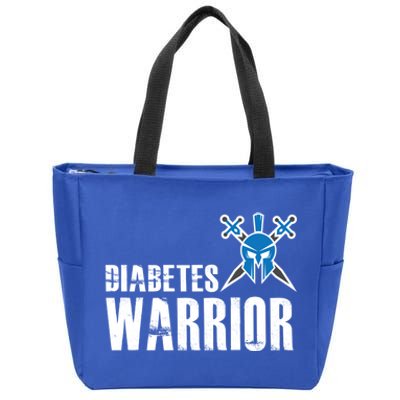 Diabetes Warrior Gift Support Awareness Fighter Gift Zip Tote Bag