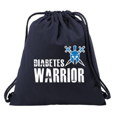 Diabetes Warrior Gift Support Awareness Fighter Gift Drawstring Bag