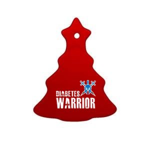 Diabetes Warrior Gift Support Awareness Fighter Gift Ceramic Tree Ornament