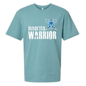 Diabetes Warrior Gift Support Awareness Fighter Gift Sueded Cloud Jersey T-Shirt