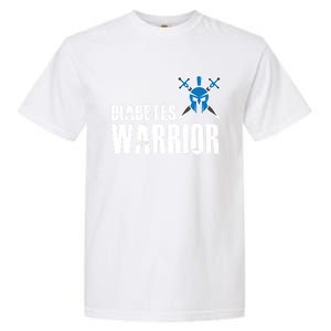 Diabetes Warrior Gift Support Awareness Fighter Gift Garment-Dyed Heavyweight T-Shirt